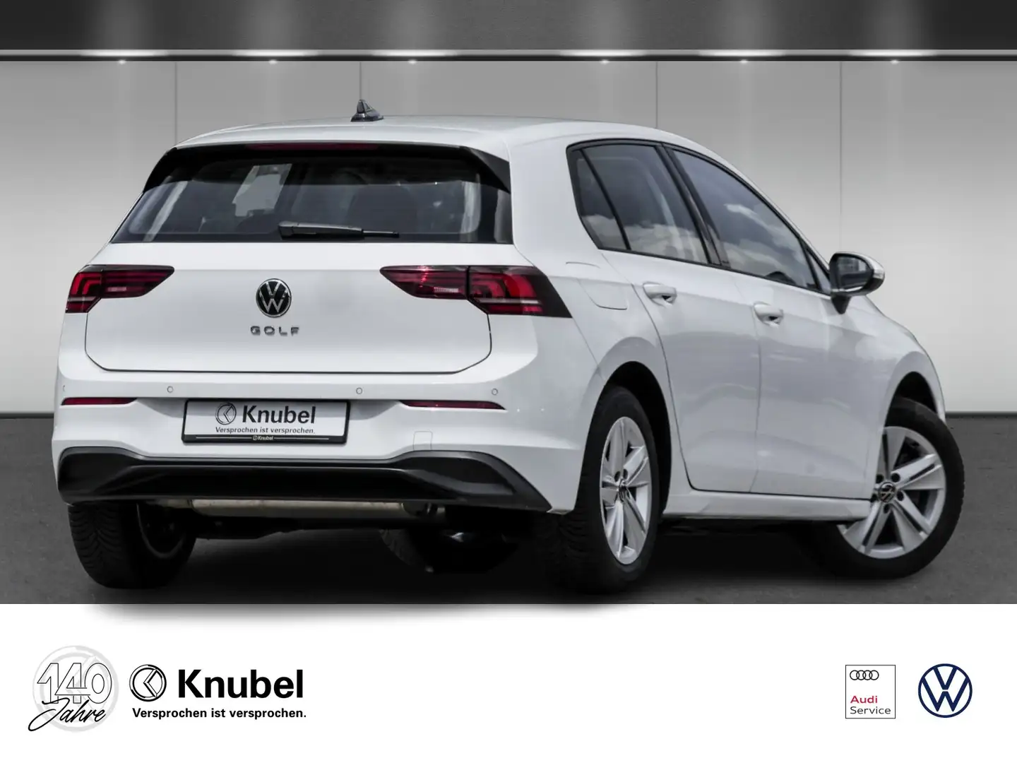 Volkswagen Golf VIII Life 1.5 TSI LED Navi AHK ACC Lenkradhzg. Weiß - 2