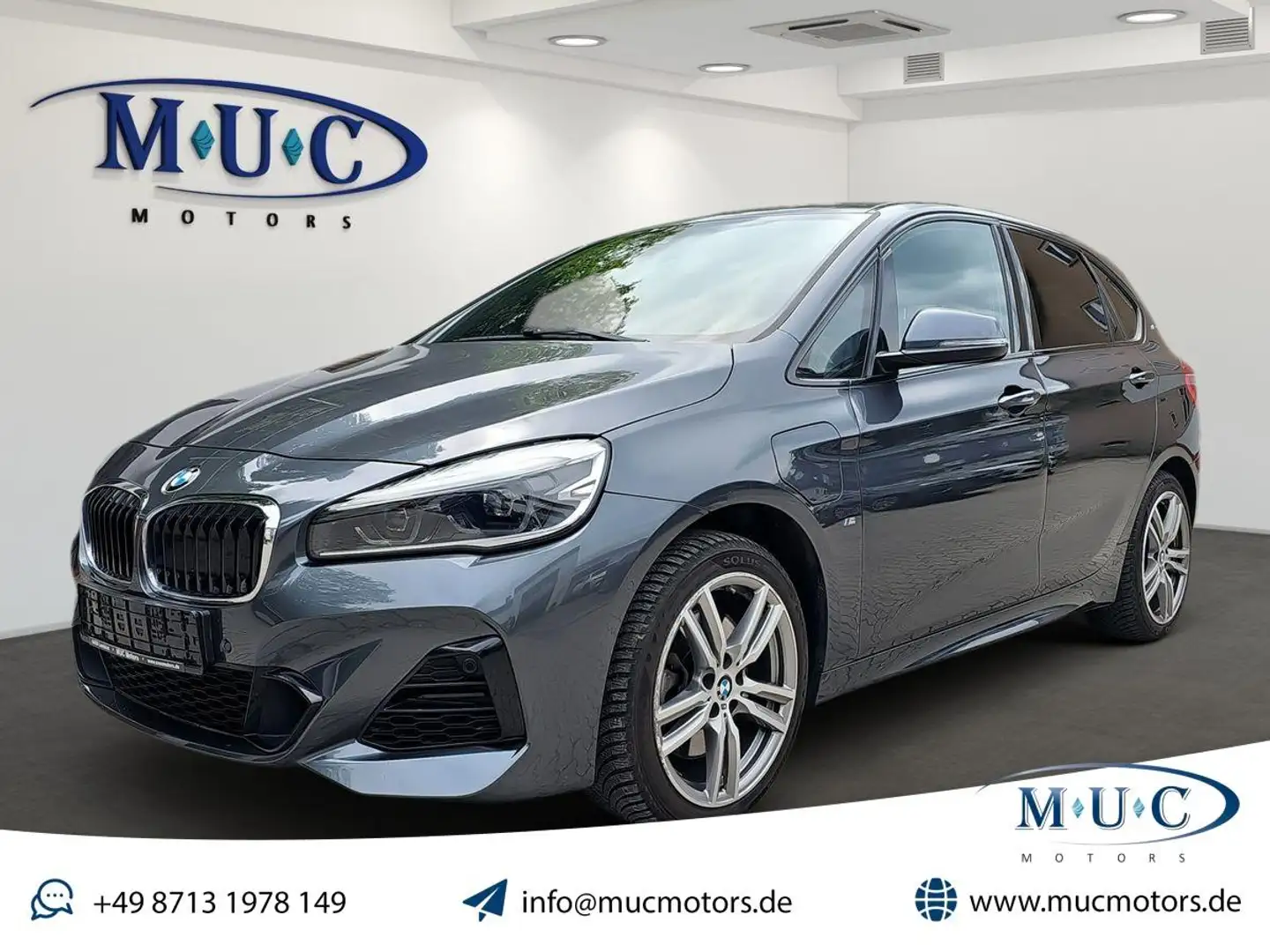 BMW 225 xe M Sport ~Leder~Pano~LED~HuD Grau - 1