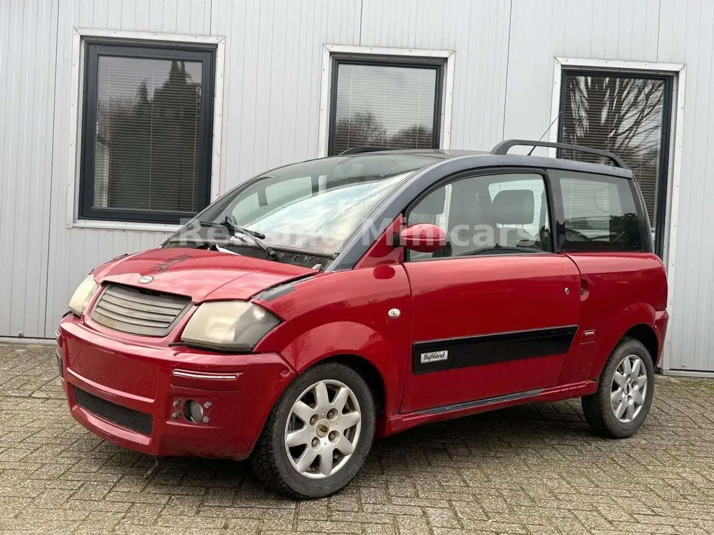 Microcar MC2 Campus Highland XXL Mopedauto Leichtmobil 45 Rot - 1