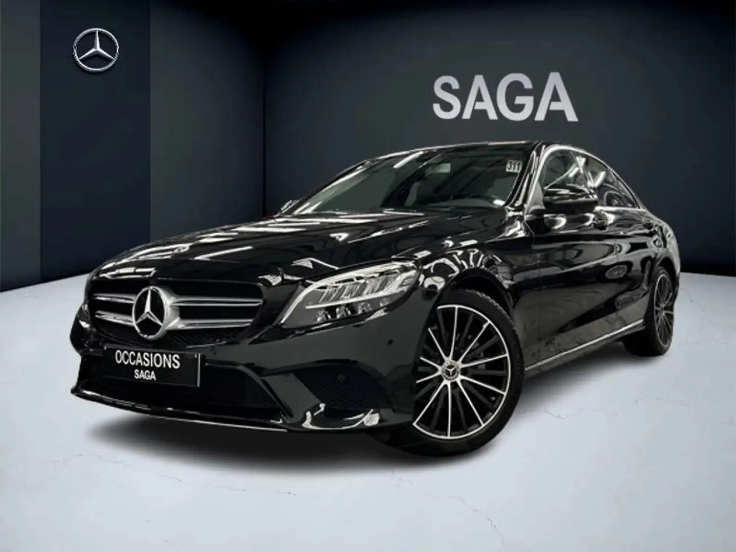 Mercedes-Benz C 200 d Berline Luxury Line Toit Pano Noir - 1