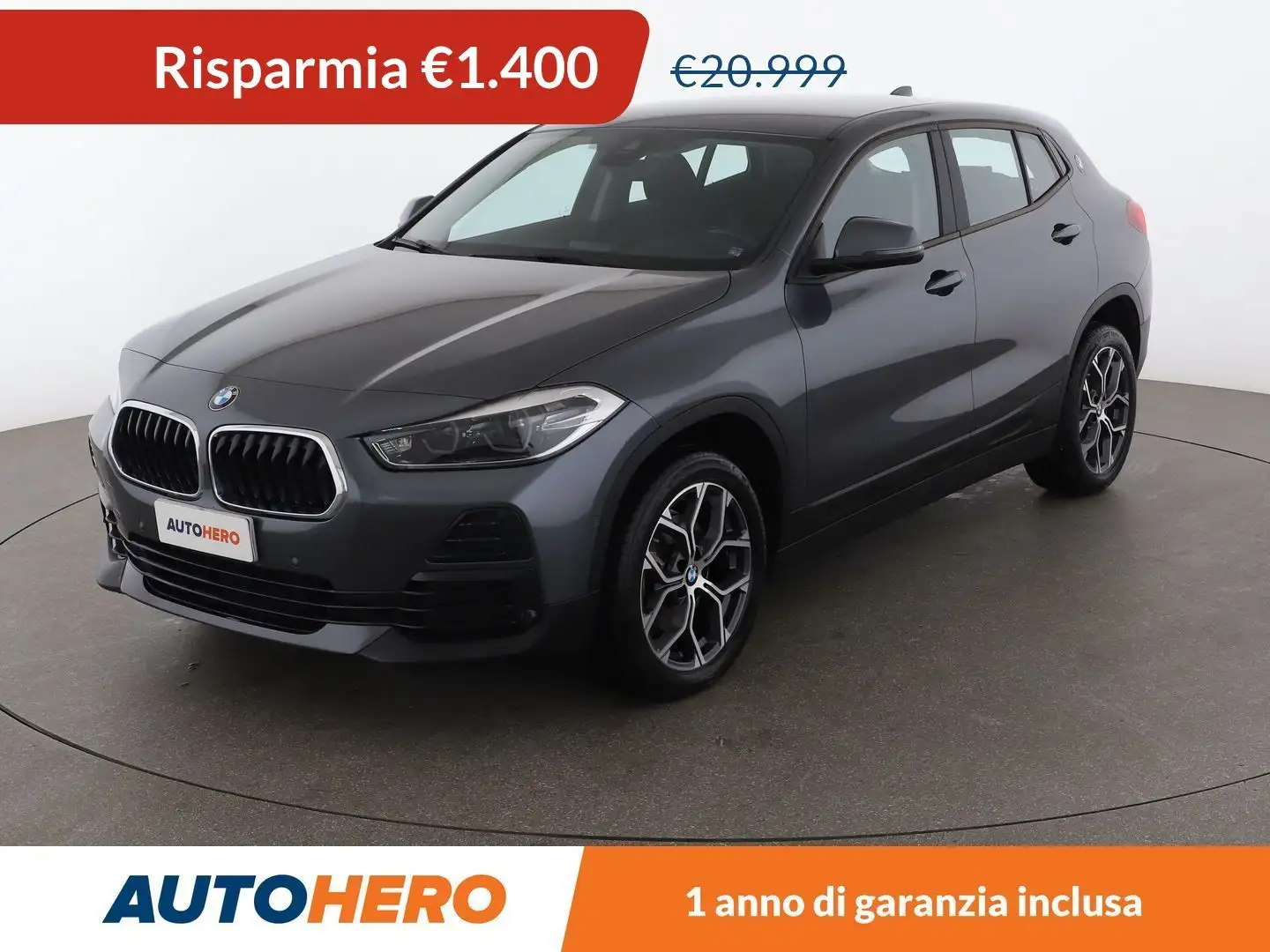 BMW X2 sDrive 18d Gris - 1