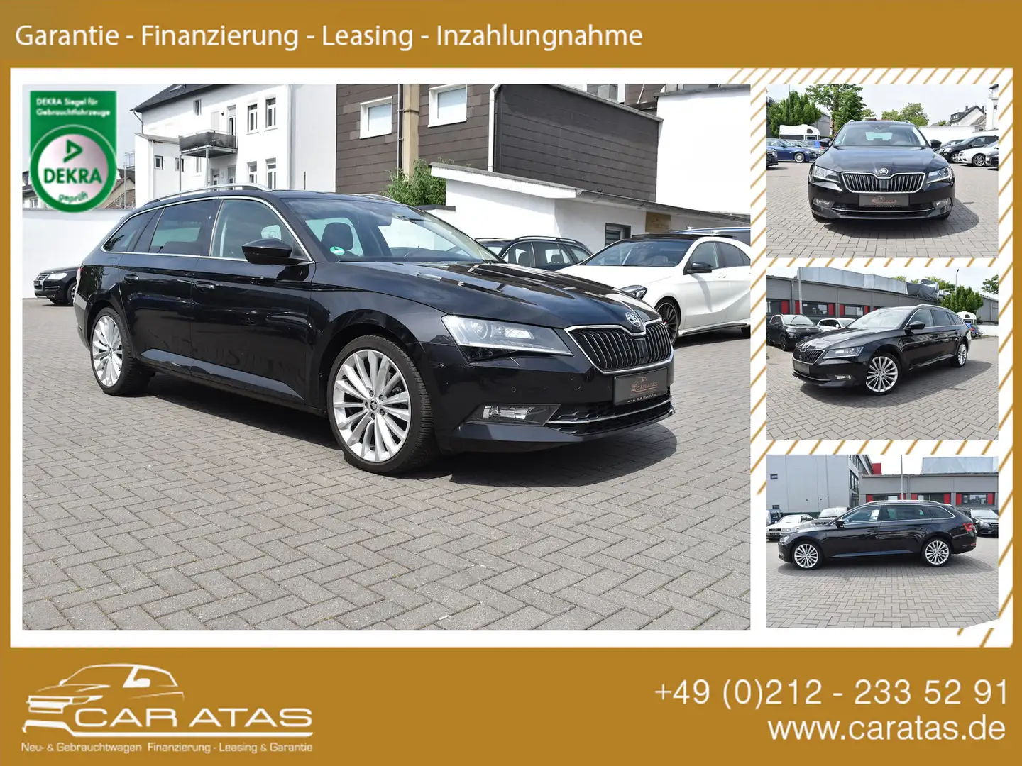 Skoda Superb Style PANO NAVI LEDER BI-XENON MEMORY PDC Schwarz - 1