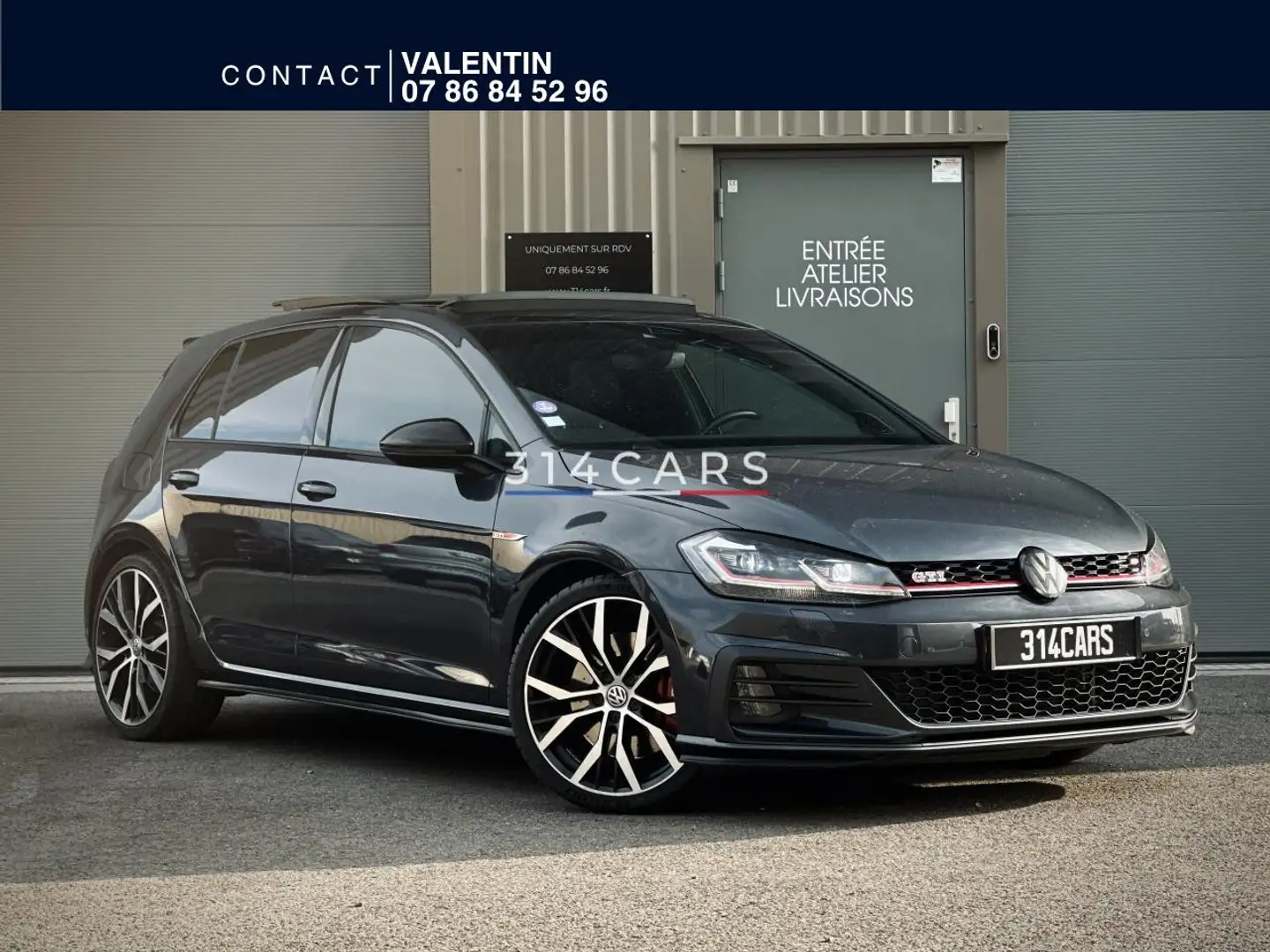 Volkswagen Golf Golf 2.0 16V TSI - 245 - BV DSG 7  VII BERLINE GTI Gris - 1