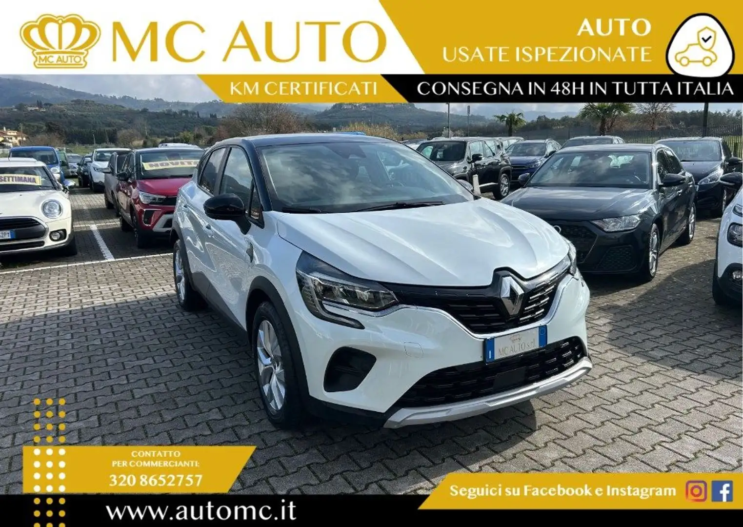 Renault Captur TCe 100 CV GPL Business PROMO CON FINAZIAMENTO Bianco - 1