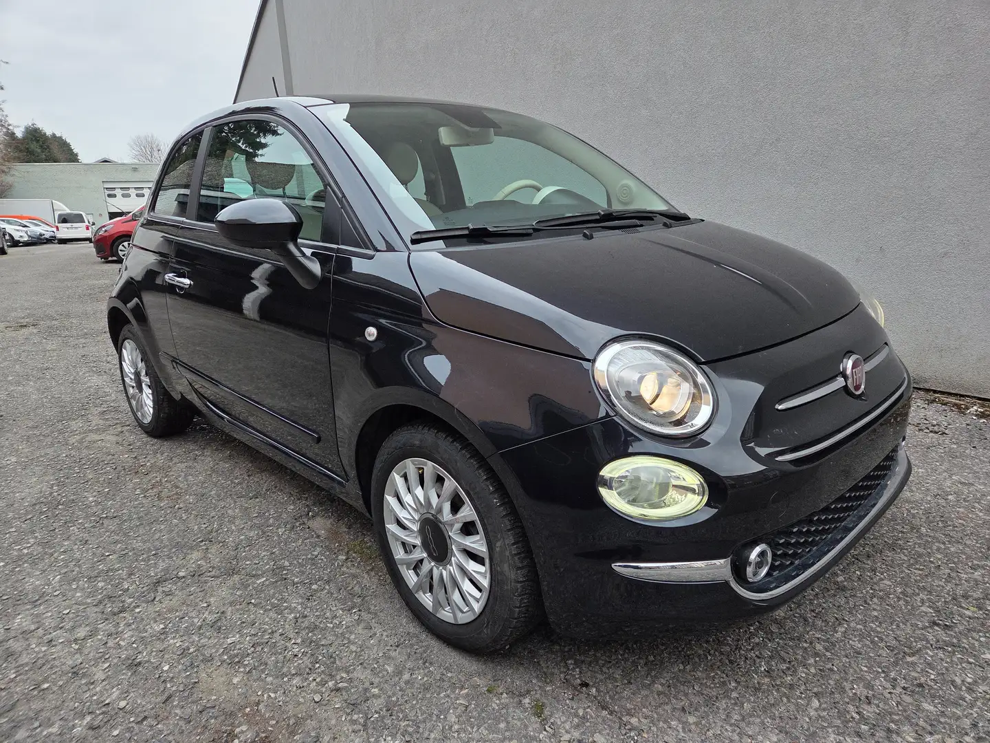 Fiat 500 LOUNGE/Hybride/Essence+Électrique/Garantie1 an Noir - 1