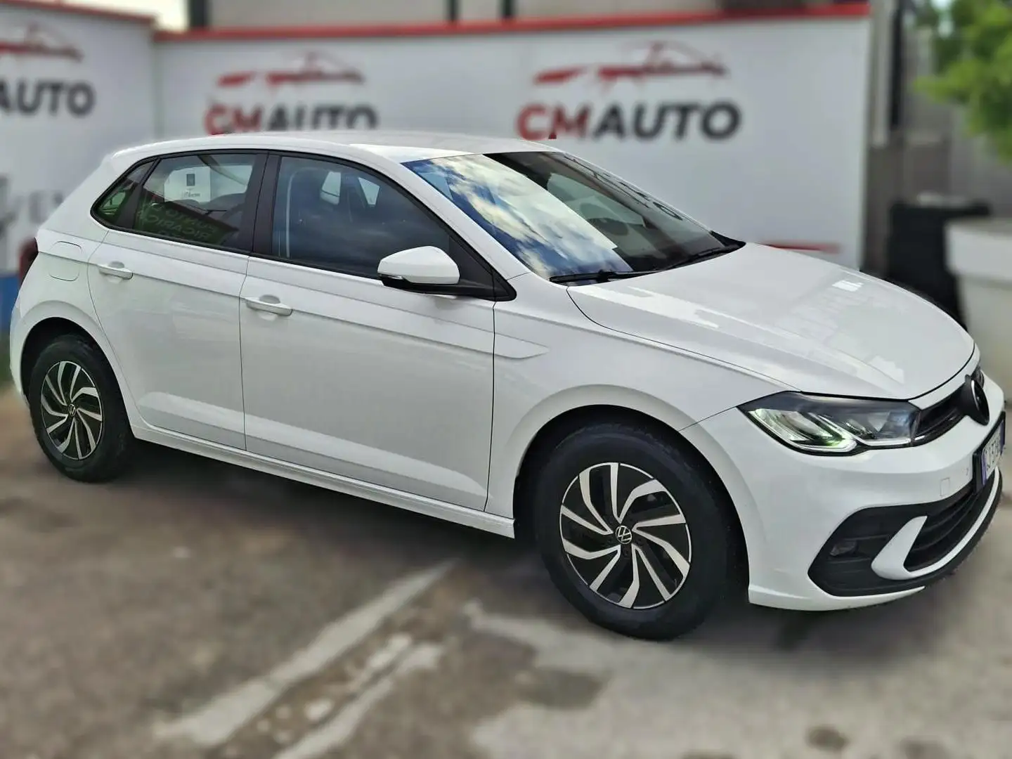 Volkswagen Polo Polo VI 2017 5p 1.0 tgi Comfortline 90cv my19 Bianco - 2
