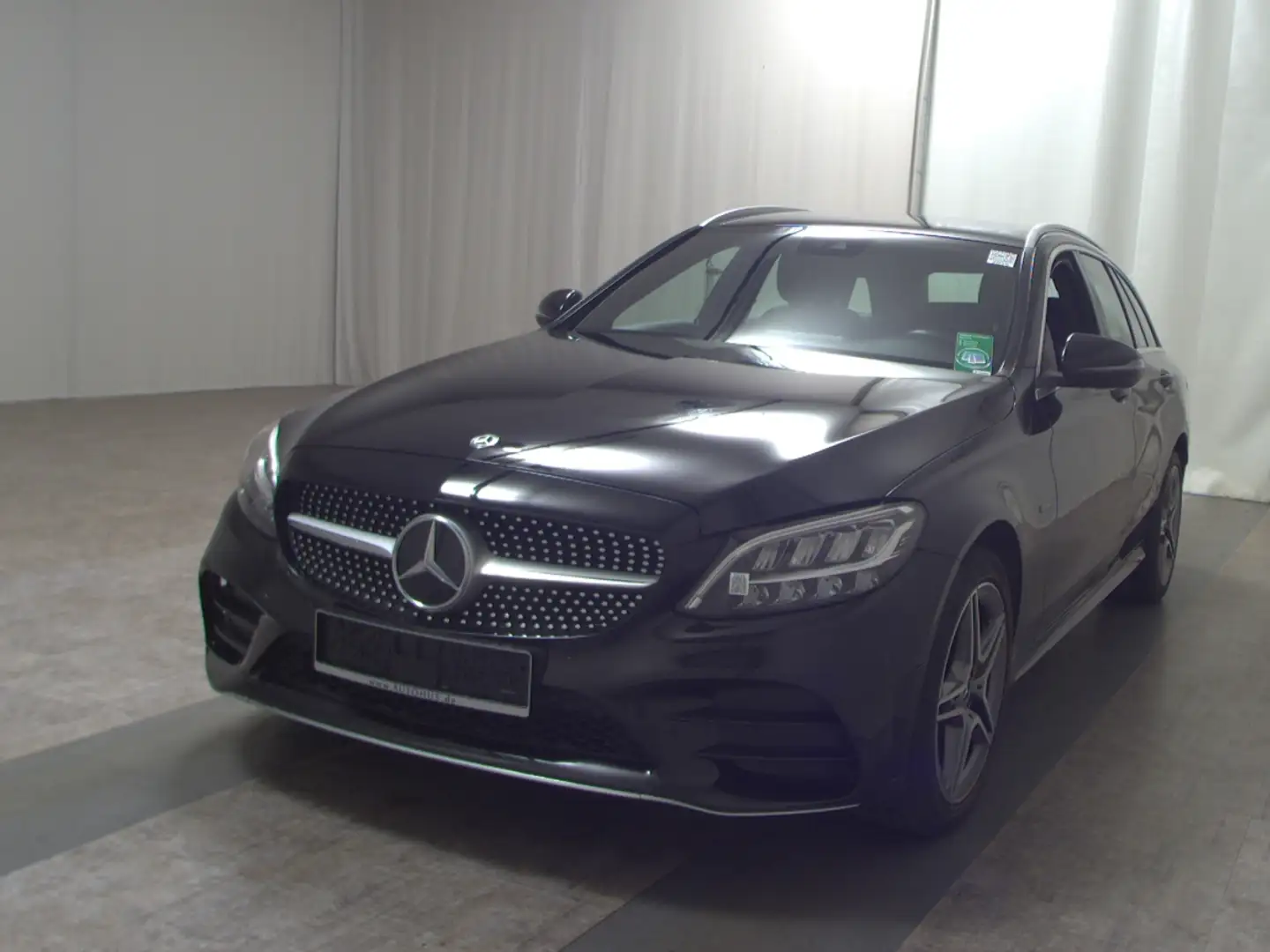 Mercedes-Benz C 300 T e AMG-Line Leder Navi LED Burmester AHK Schwarz - 2