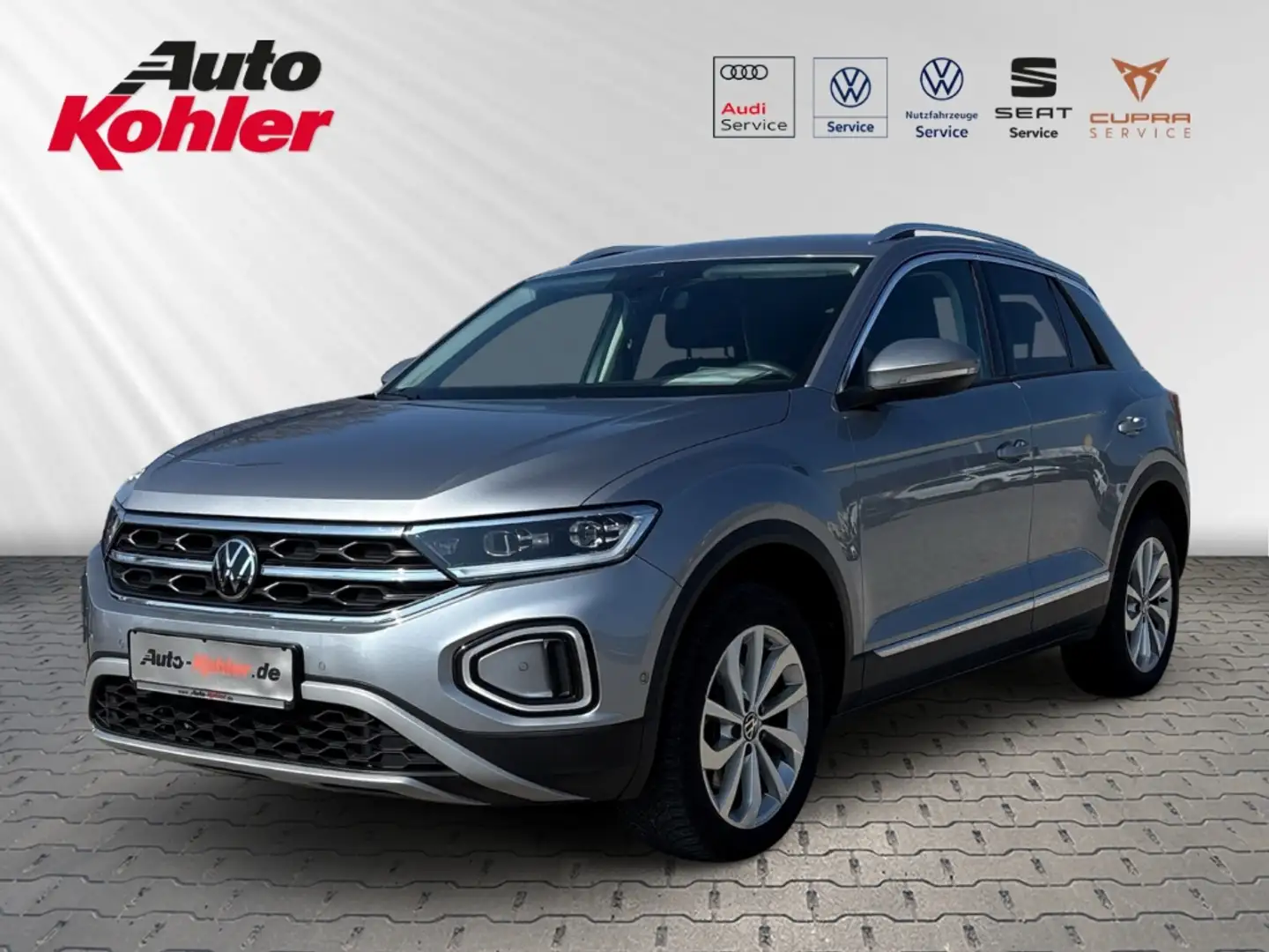 Volkswagen T-Roc Style 2.0 TDI ACC Business LED CarPlay Plateado - 1