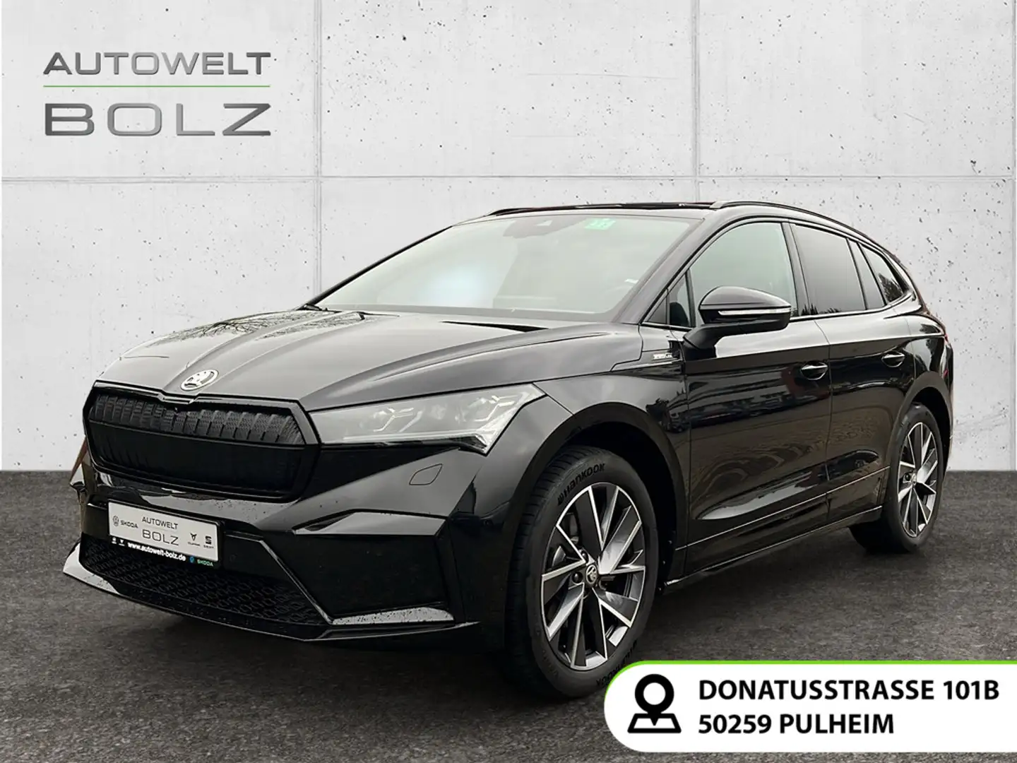 Skoda Enyaq Sportline 60 HUD AD AHK Pano Navi Digitale Schwarz - 1