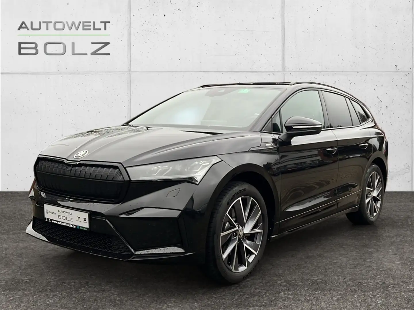 Skoda Enyaq Sportline 60 HUD AD AHK Pano Navi Digitales Cockpi Zwart - 1