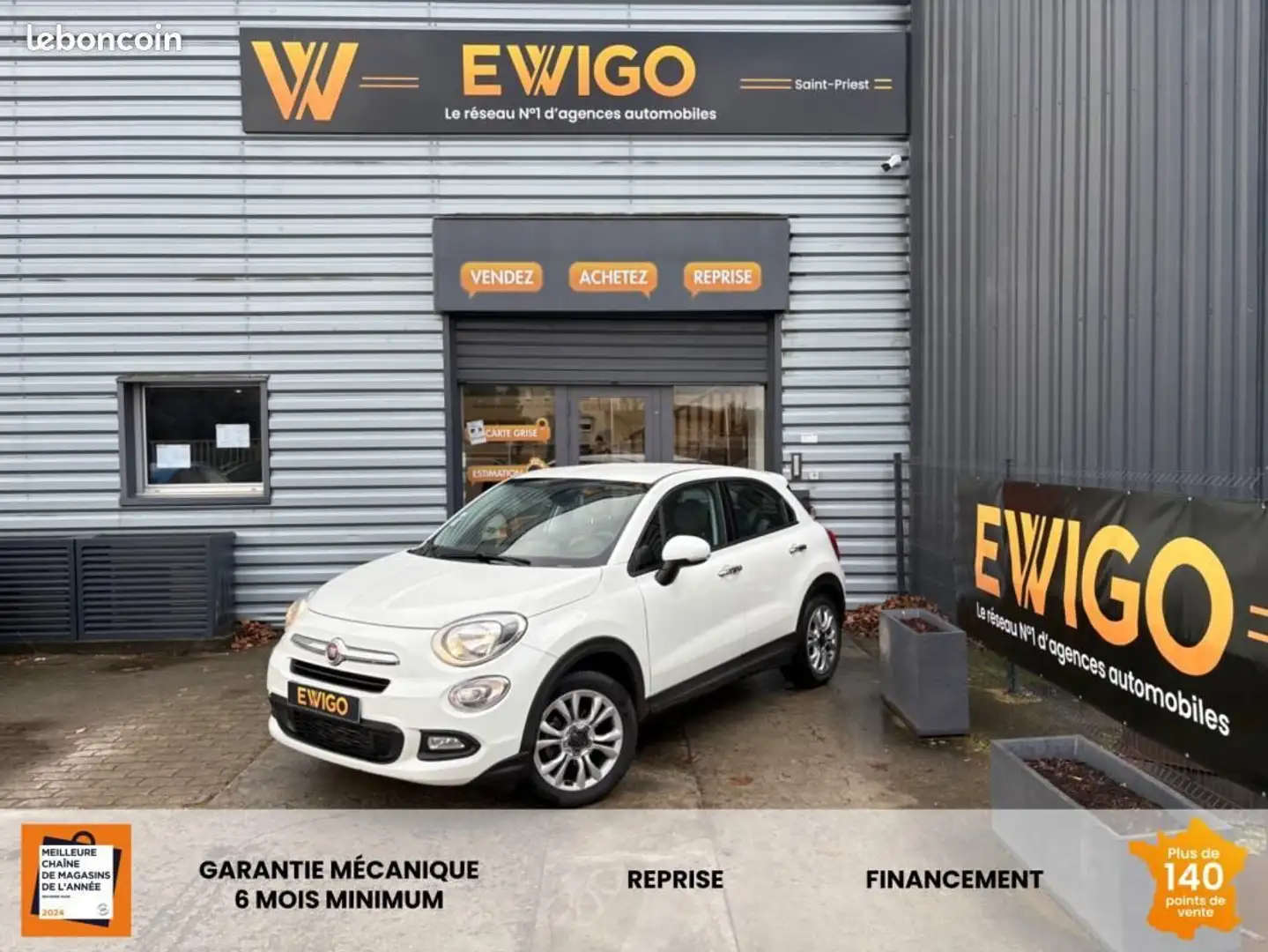 Fiat 500X 1.6 MJT 120ch Sièges chauffant Courroie et pompe à - 1