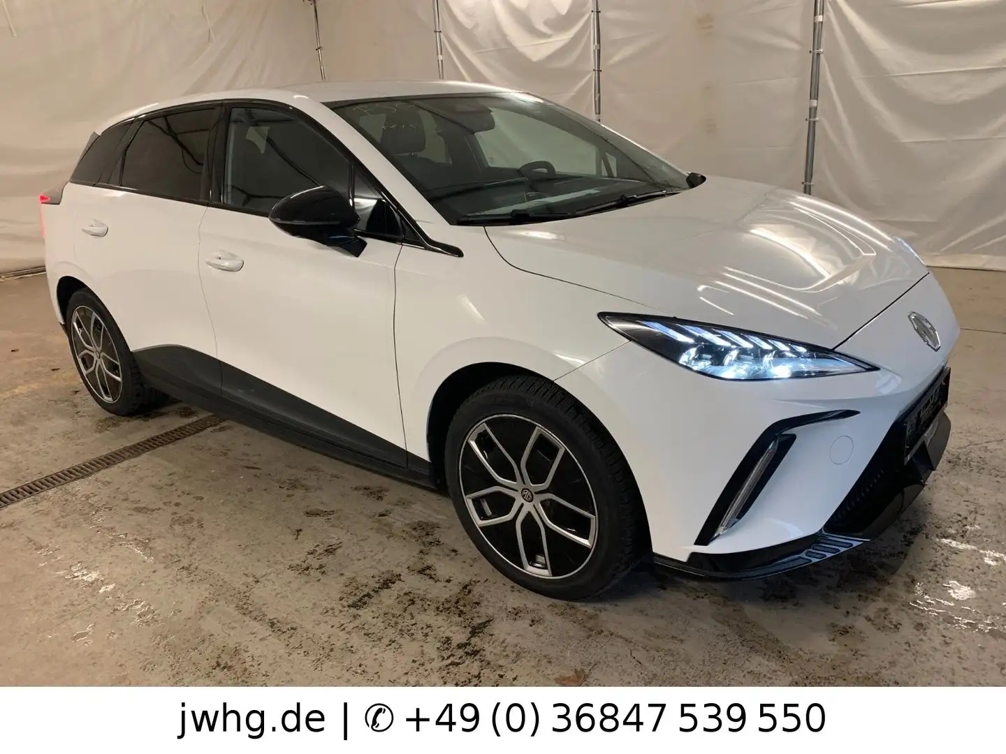 MG MG4 Luxury Leder Navi 360°Kam ACC Wärmep Weiß - 2