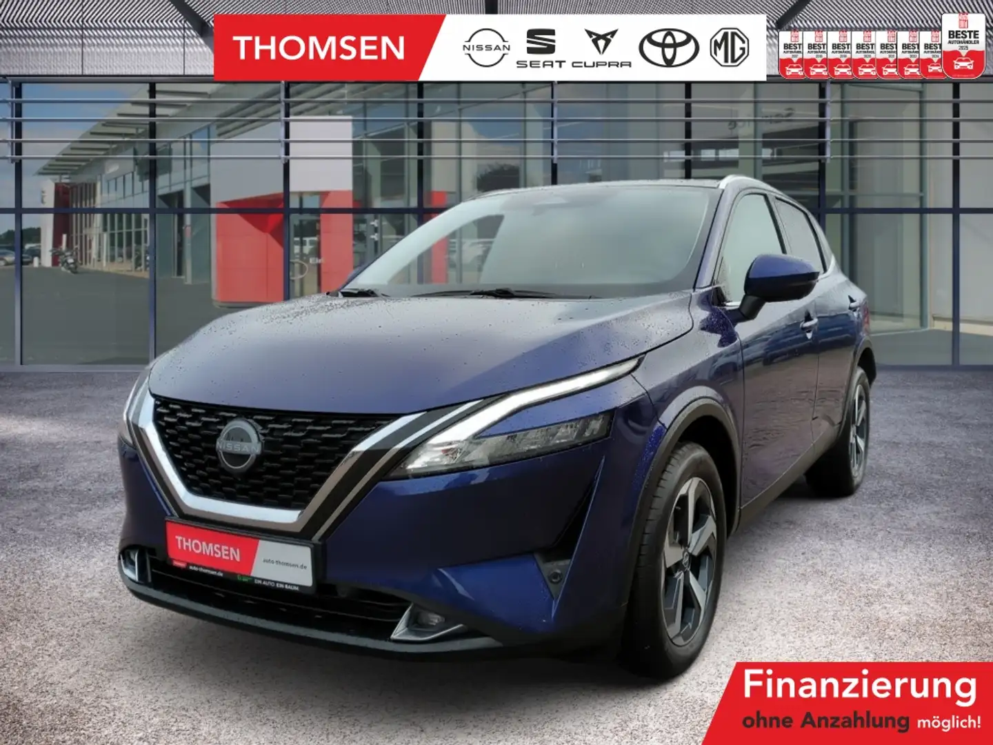 Nissan Qashqai 1.3 DIG-T MHEV N-Connecta ACC Navi Pano Blau - 1