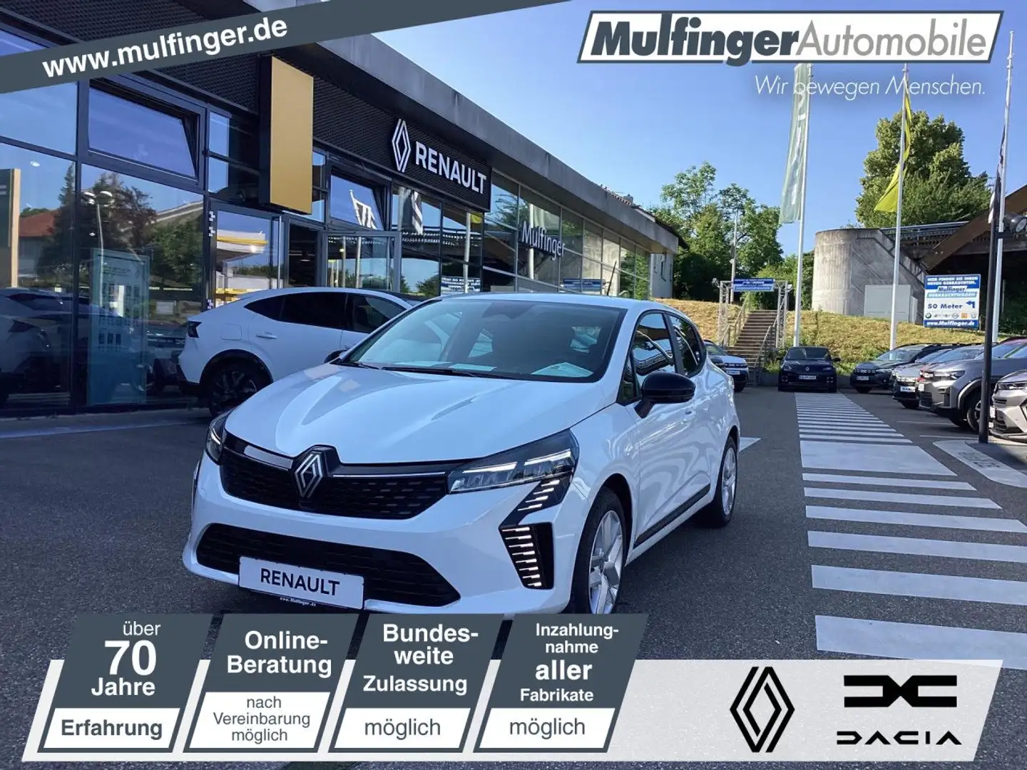 Renault Clio Evolution TCe 90 Kamera SHZ EPH Klima Bluetooth Weiß - 1
