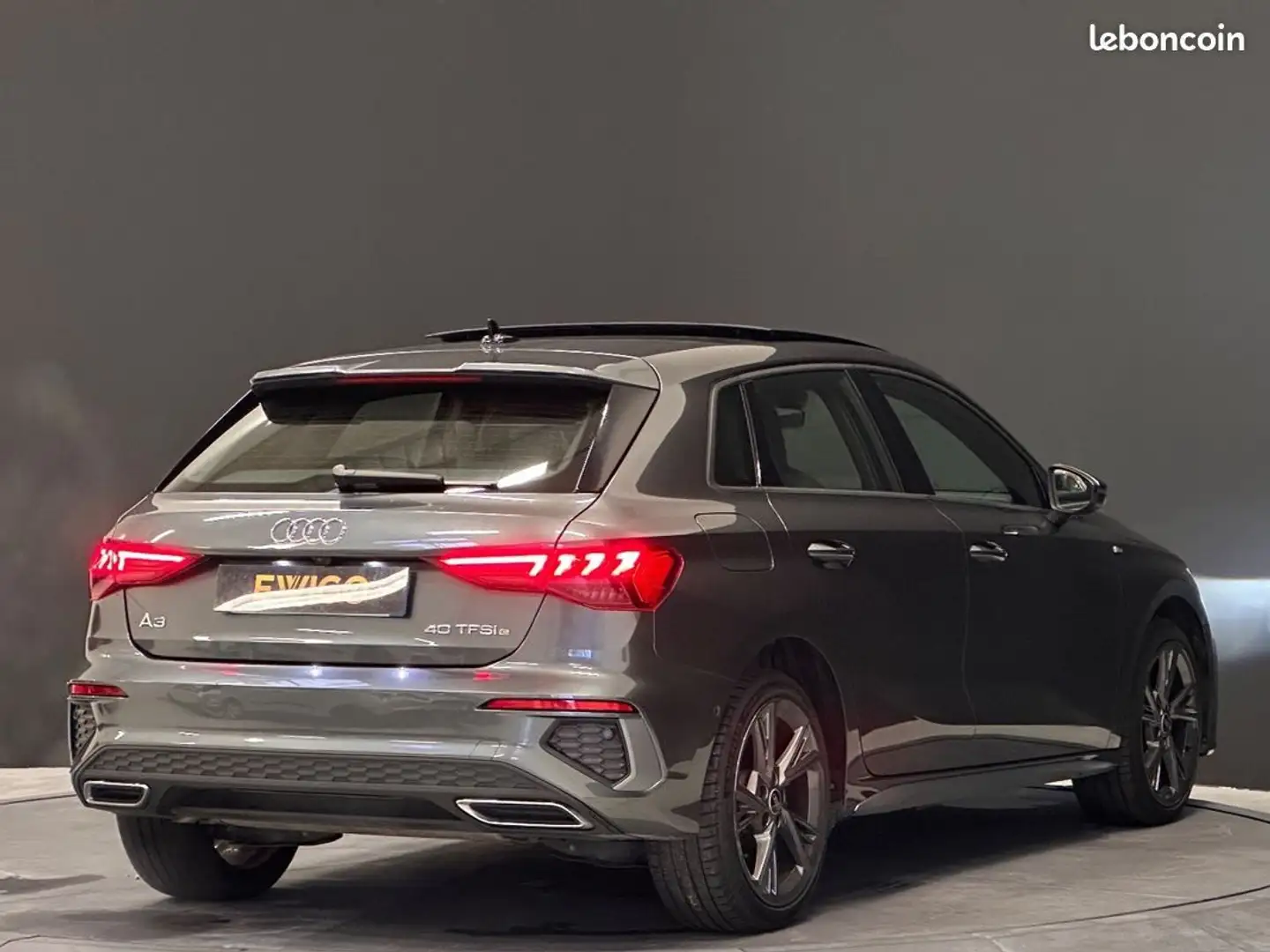 Audi A3 204ch hybrid s-line garantie constructeur Gris - 2