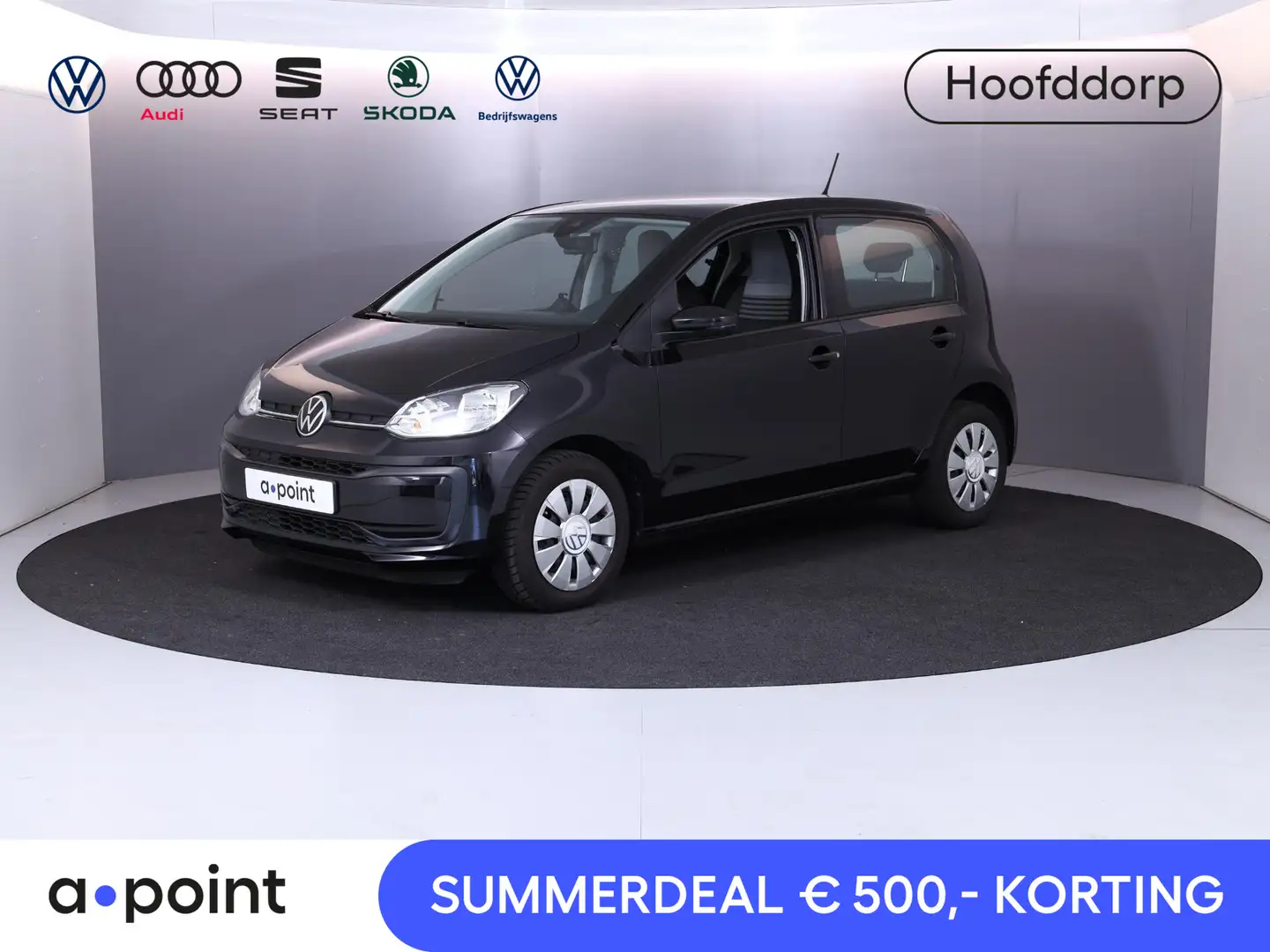 Volkswagen up! 1.0 BMT move up! 60pk |airco|nav.via app| centrale Noir - 1