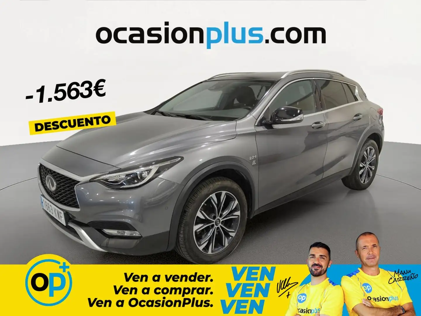 Infiniti QX30 2.2d Premium Tech AWD 7DCT Gris - 1