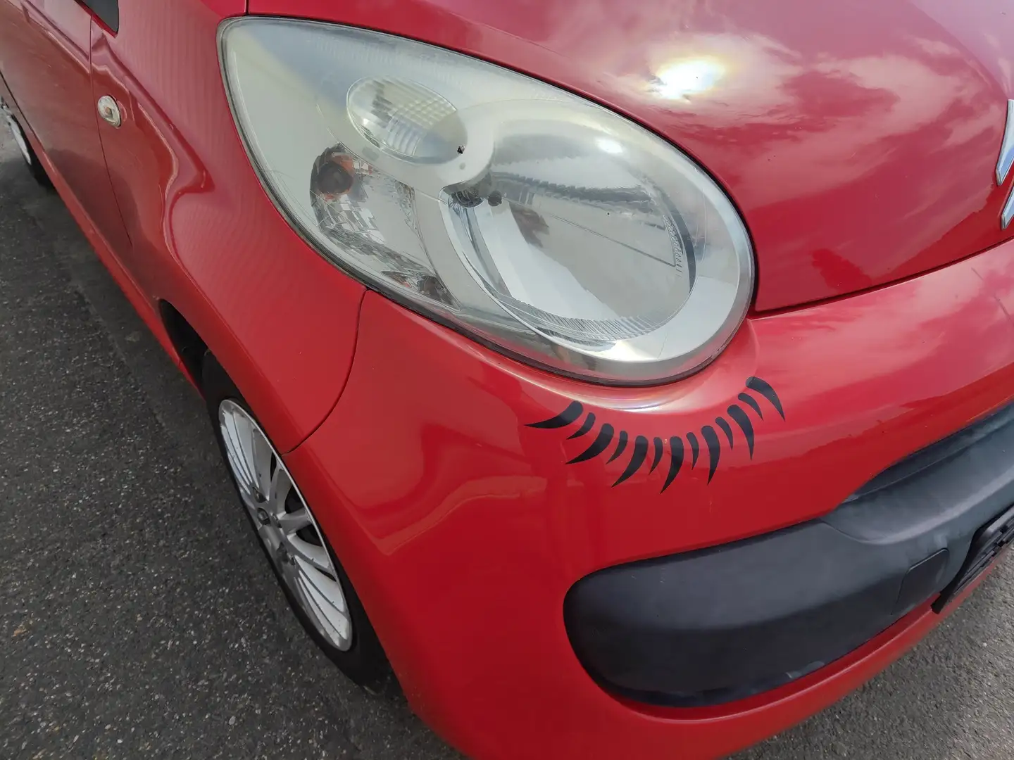 Citroen C1 Advance Inspektion+Auspuff+Batterie+TÜV=NEUUUU Rot - 1