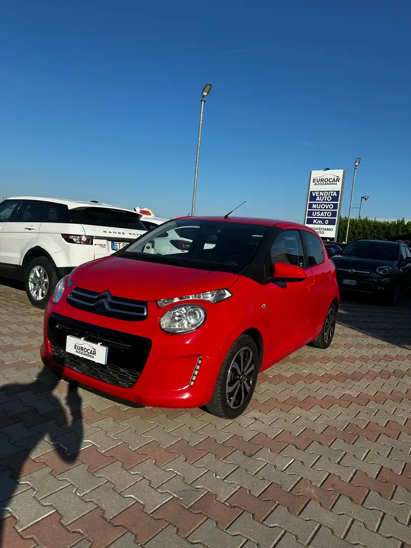 Citroen C1 5p 1.0 vti Feel 72cv neopatentati Rosso - 1