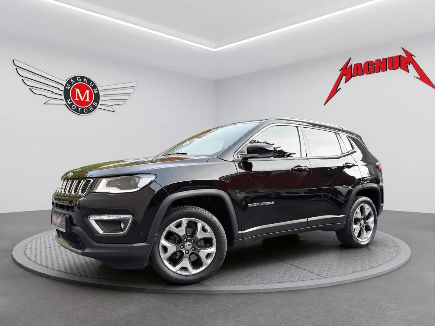 Jeep Compass COMPASS 2.0 LIMITED 4WD*Aut.*Navi*Leder*AHK*ACC* Schwarz - 2