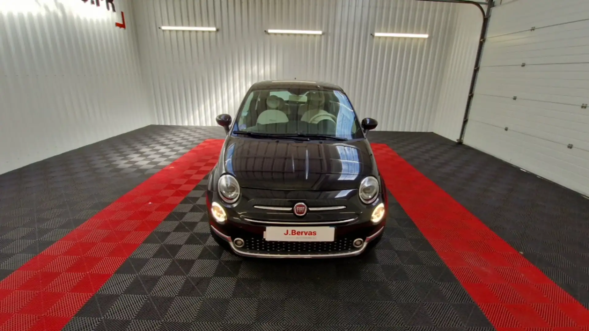 Fiat 500 1.2 69ch Eco Pack Lounge Noir - 2