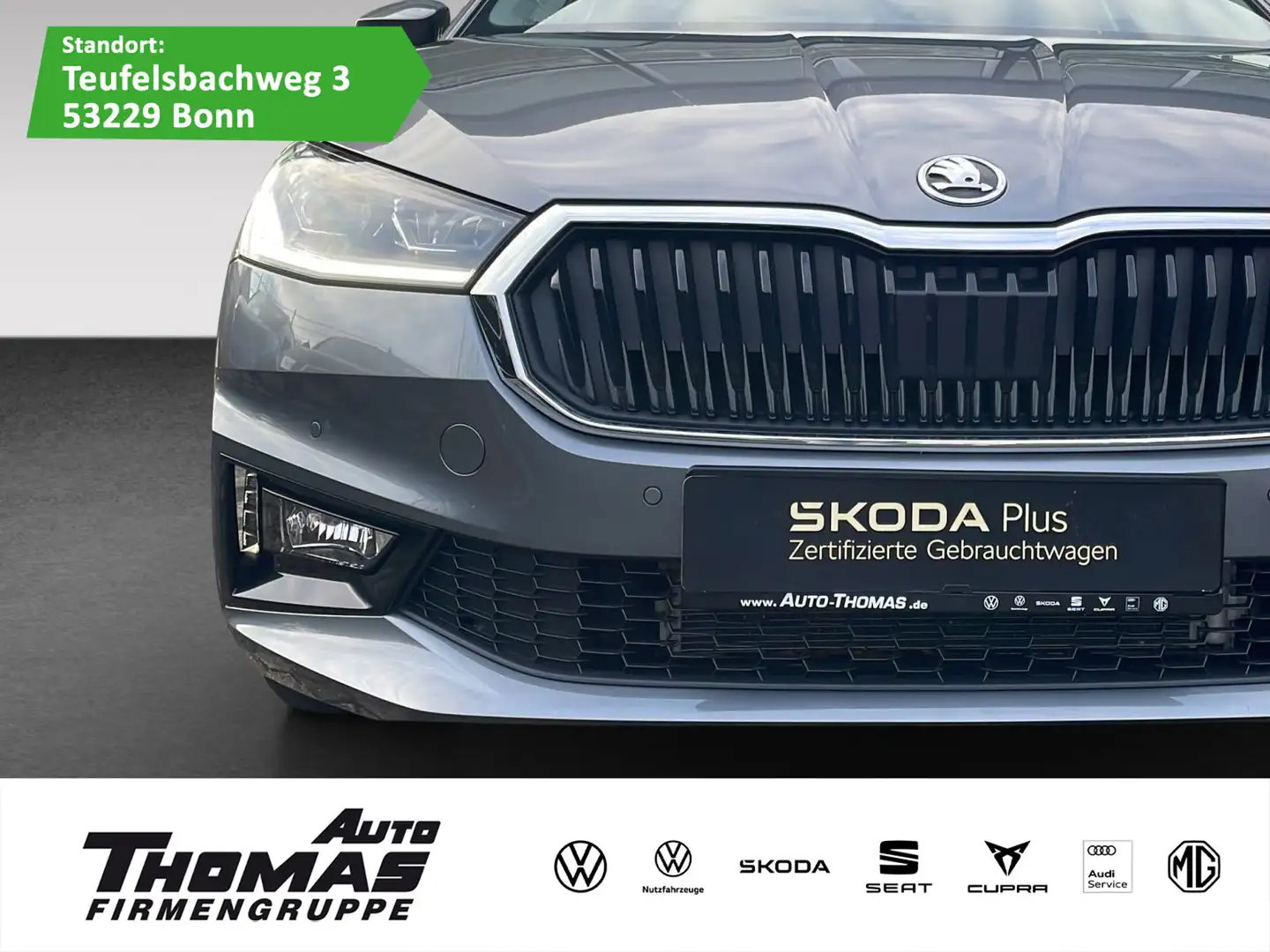 Skoda Fabia Tour 1.0 TSI DSG LED NAVI KAMERA KLIMA Grau - 1