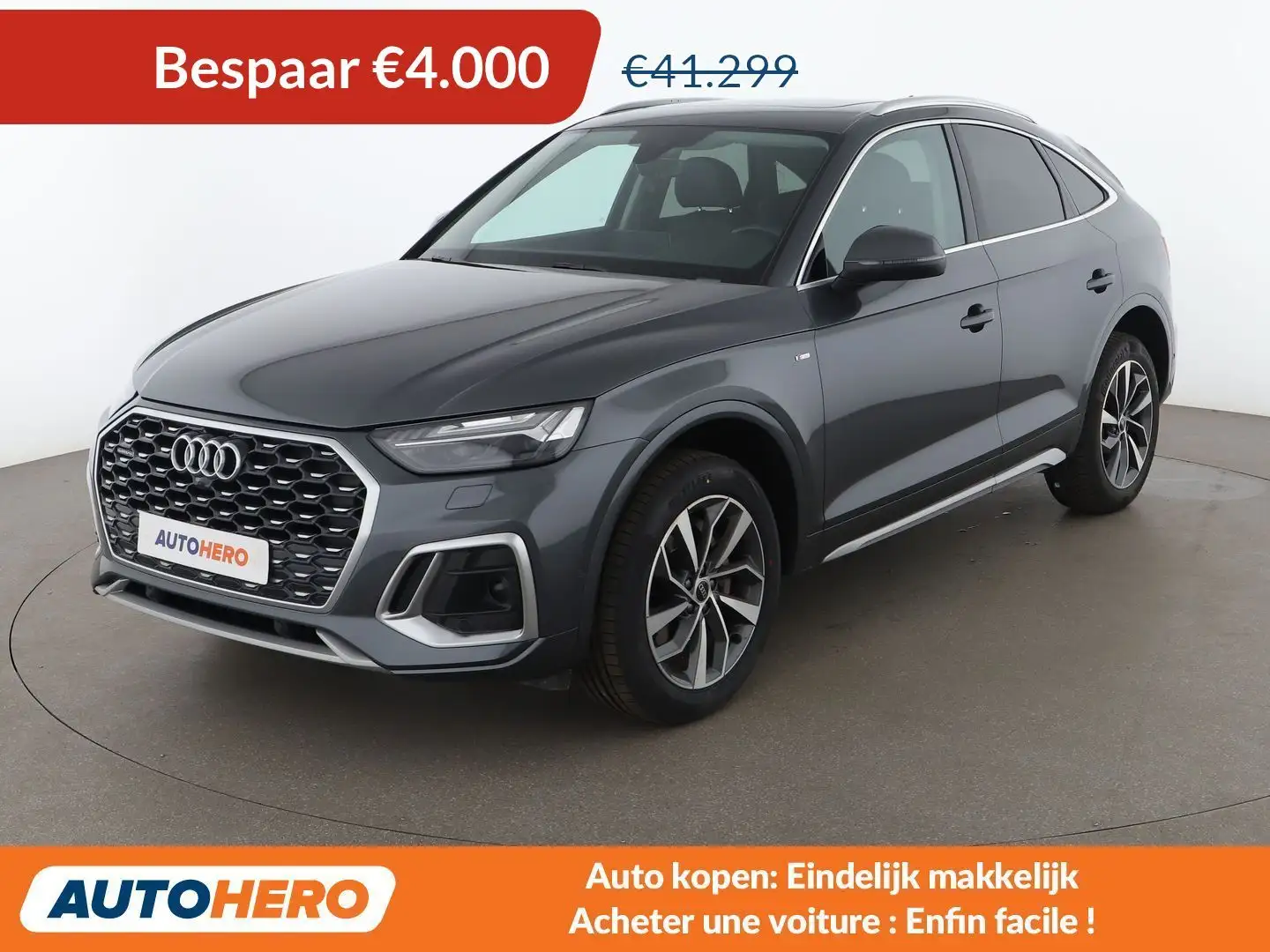 Audi Q5 40 TDI quattro S line Gris - 1