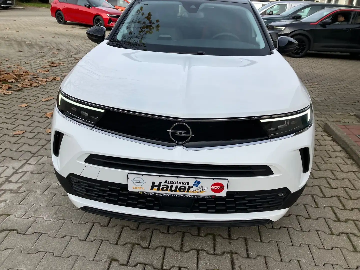 Opel Mokka-E 100 kW Elegance Kamera PP SHZ 11KW Weiß - 2