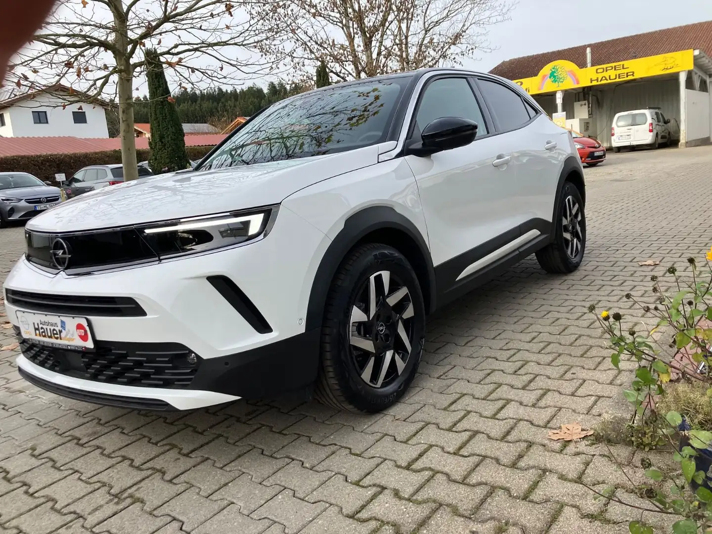 Opel Mokka-E 100 kW Elegance Kamera PP SHZ 11KW Weiß - 1