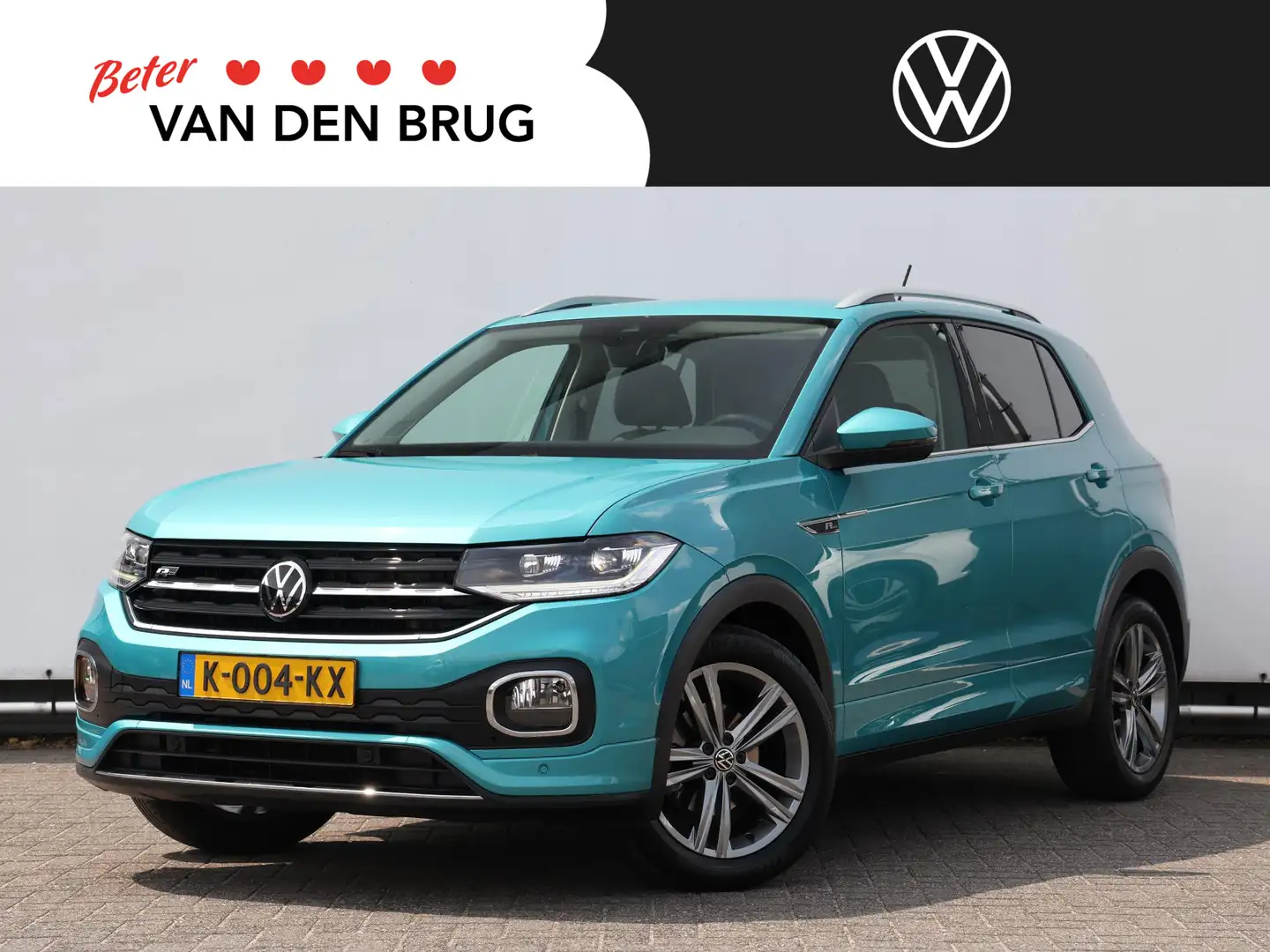 Volkswagen T-Cross 1.0 TSI Style R-Line 110 pk DSG | Navigatie | Clim Groen - 1