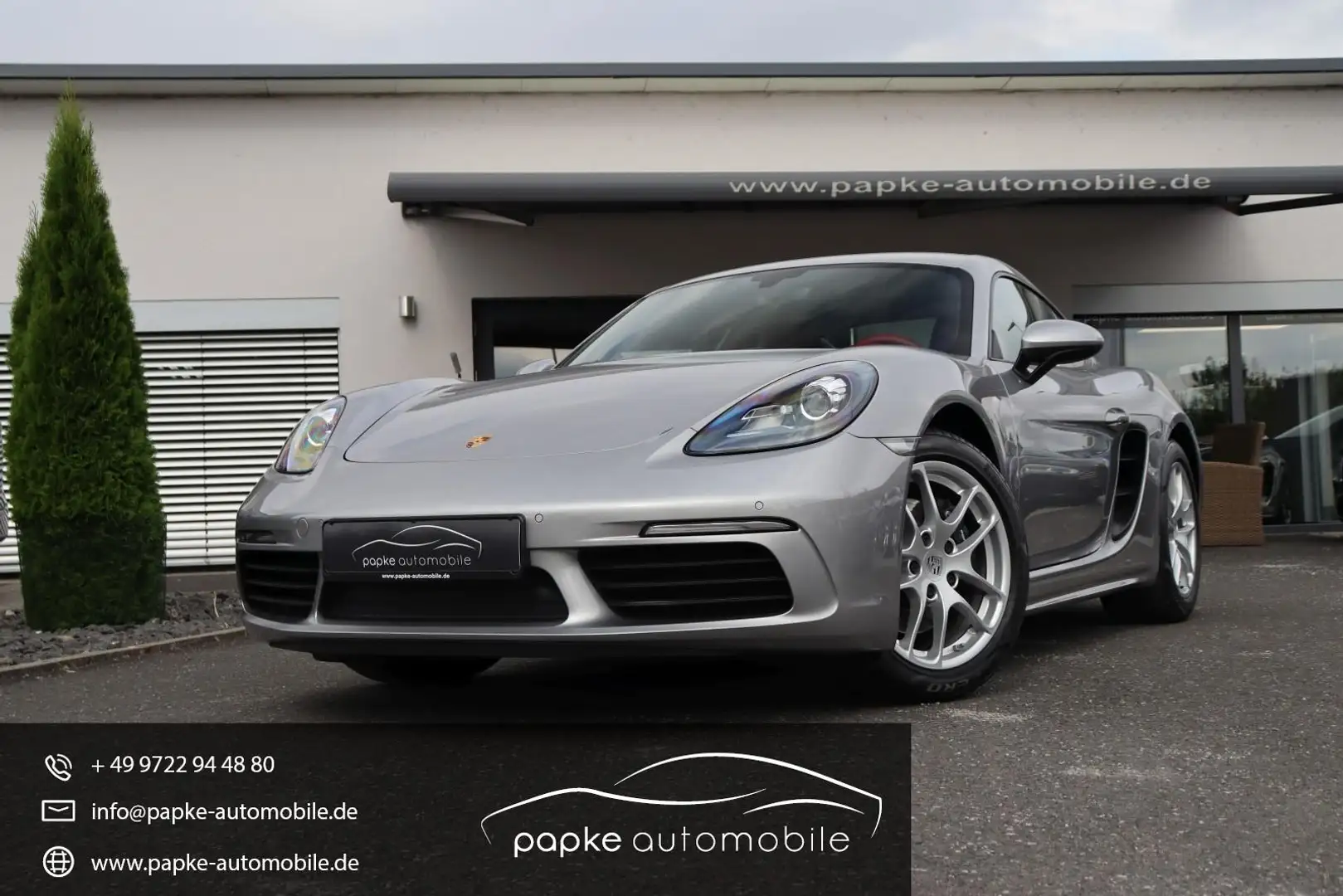 Porsche Cayman +1.HAND+LEDER+NAVI+PARK-ASSISTENT+SITZHZG+ Silver - 1