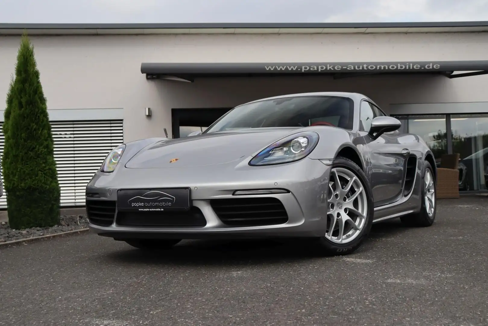Porsche Cayman +1.HAND+LEDER+NAVI+PARK-ASSISTENT+SITZHZG+ Silber - 2