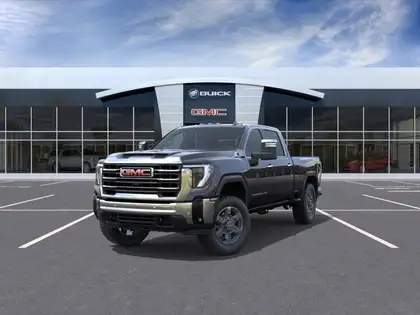 Gray 2026 GMC Sierra 3500HD Pickup Truck Four-Wheel Drive Automatic