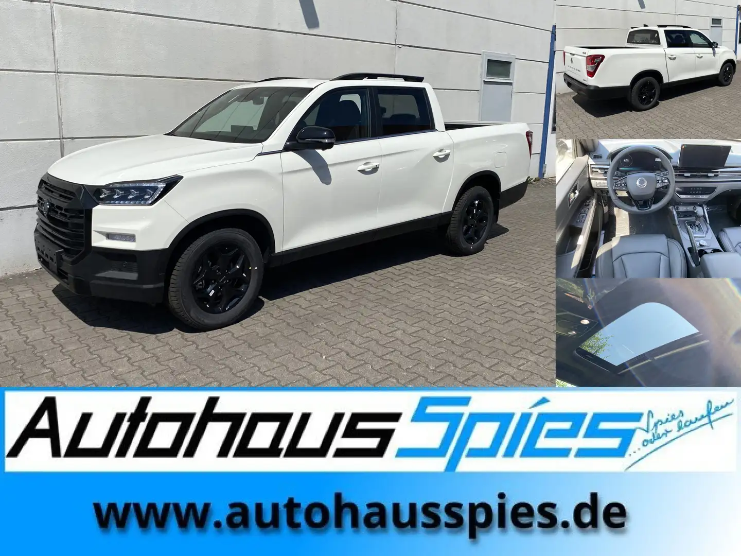 SsangYong Musso Grand 2.2 E-XDI AT 4WD Black MY25 Assist Paket 3.5 Weiß - 1