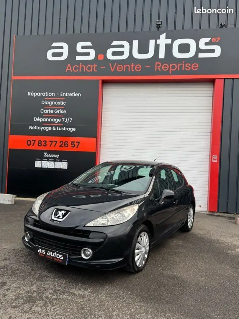 Peugeot 207 1.6 e 16V 120 cv 5 portes places chaîne de distrib Noir - 1