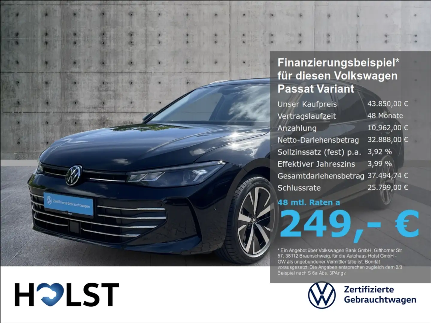 Volkswagen Passat Variant 1.5TSI eHybrid DSG Business AHK ACC KeylessAccess Schwarz - 1