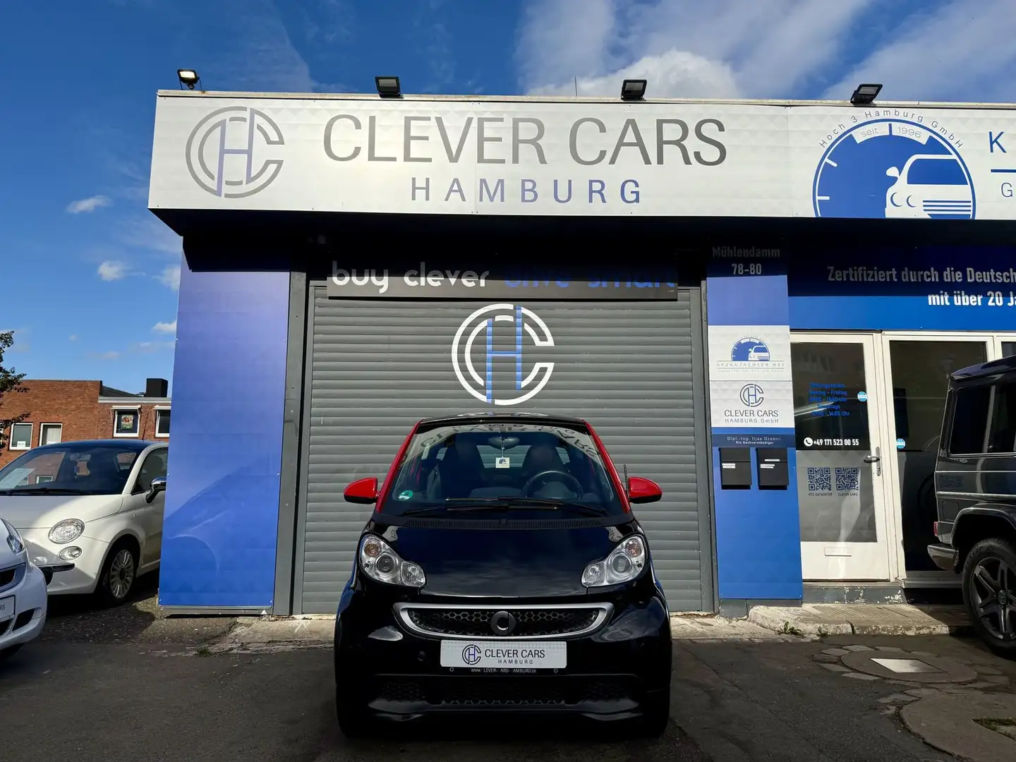 smart forTwo PASSION*COUPE*SERVO*KLIMA*PANO*LEDER*MB Noir - 2