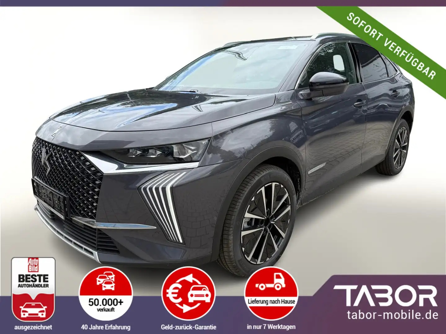 DS Automobiles DS 7 Crossback DS 130 EAT8 AdS Exupéry NightV ACC eHK MassageS Gri - 1