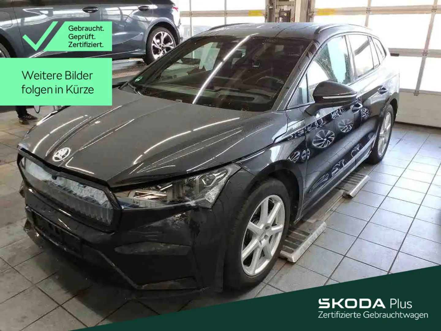 Skoda Enyaq 80 82 KWh SPORTLINE*WÄRMEPUMPE*HUD*LEDER*A Schwarz - 1