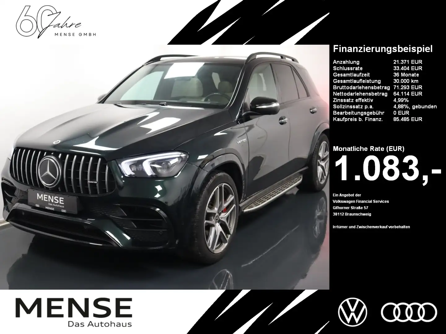 Mercedes-Benz GLE 63 AMG 4Matic+ |AHK|VirtualCP|Pano|4xSHZ|STH Vert - 1