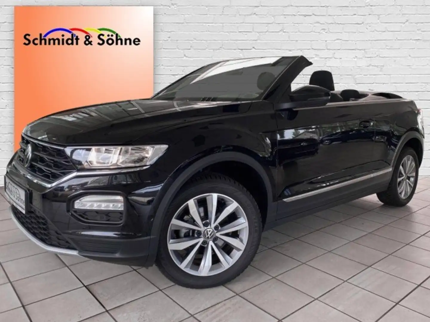 Volkswagen T-Roc Cabrio 1.0 TSI Style/Navi/RFK/ACC/PDC Klima Zwart - 1