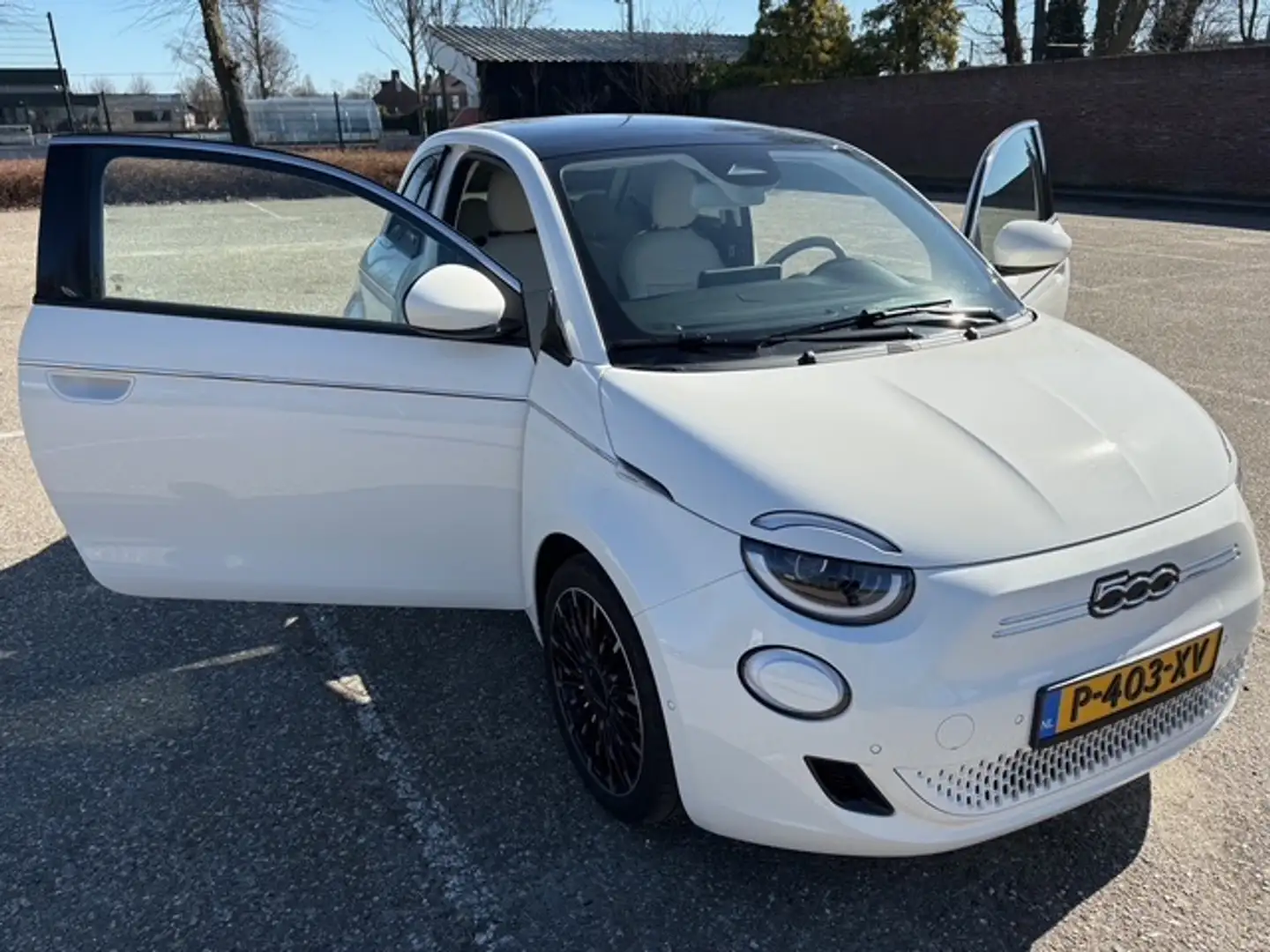 Fiat 500 500 La Prima 42 kWh Wit - 1