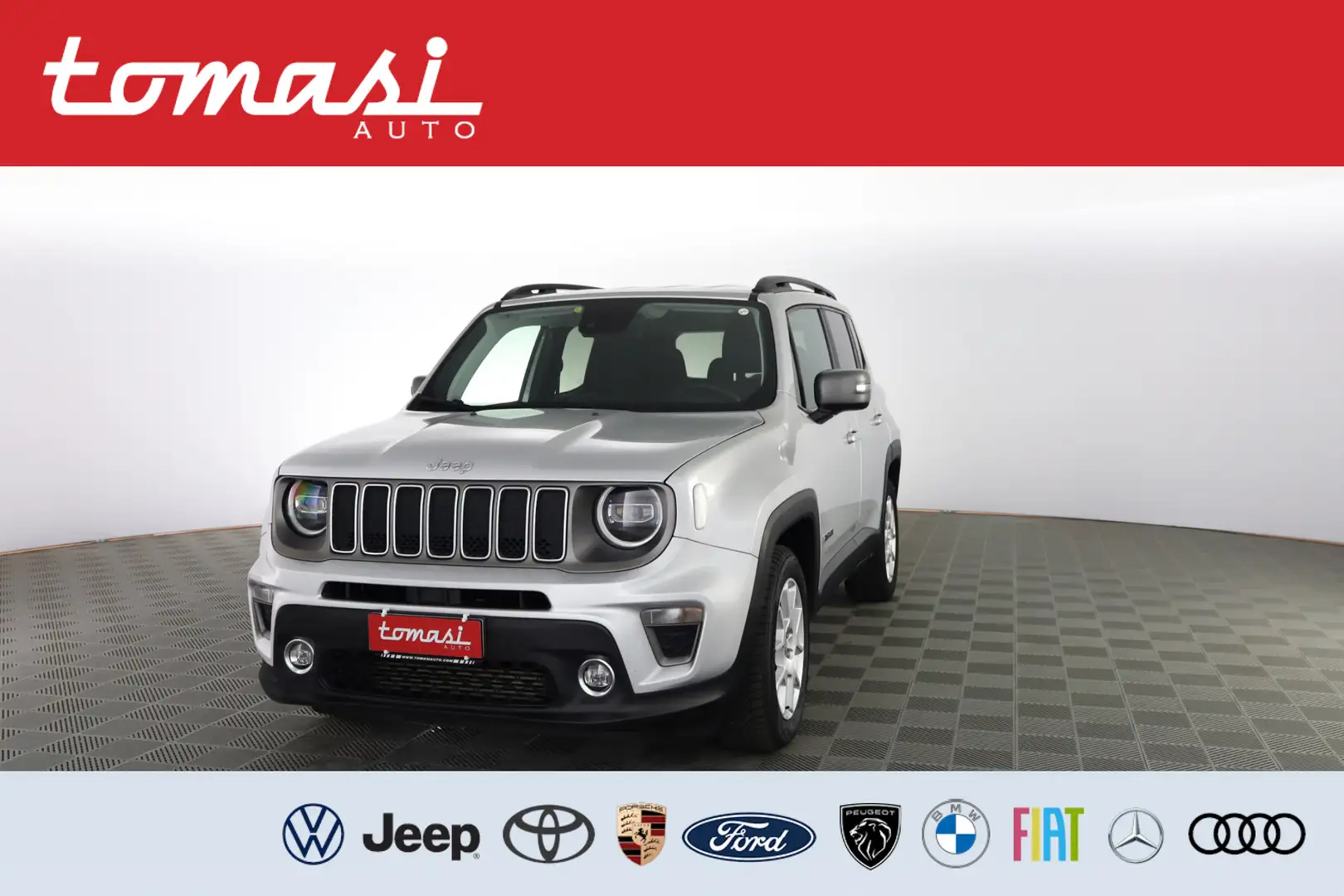 Jeep Renegade JEEP Renegade 1.6 Mjt DDCT 120 CV Limited Grijs - 1