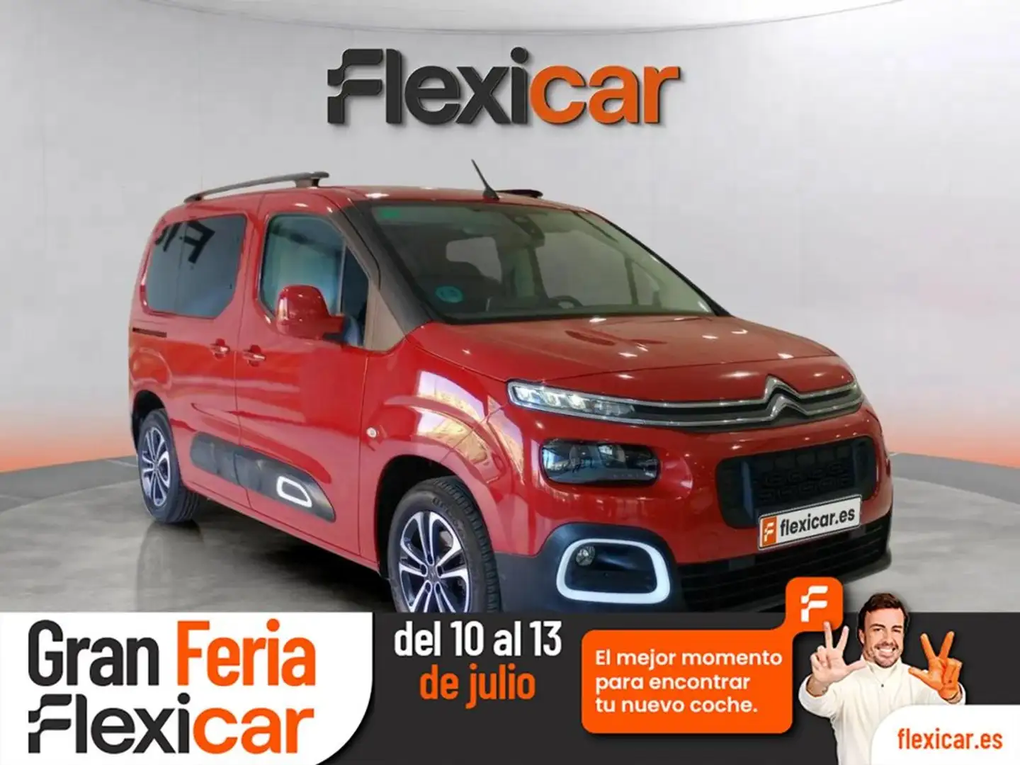 Citroen Berlingo Talla M BlueHDi 100 FEEL Rojo - 1