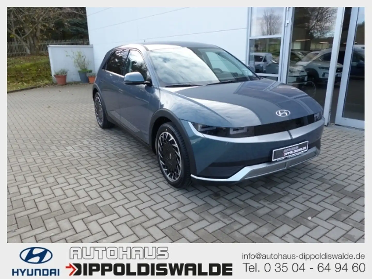 Hyundai IONIQ 5 MJ24 4WD 77,4 kWh TECHNIQ-Paket, 20", Sitzpaket Grün - 1