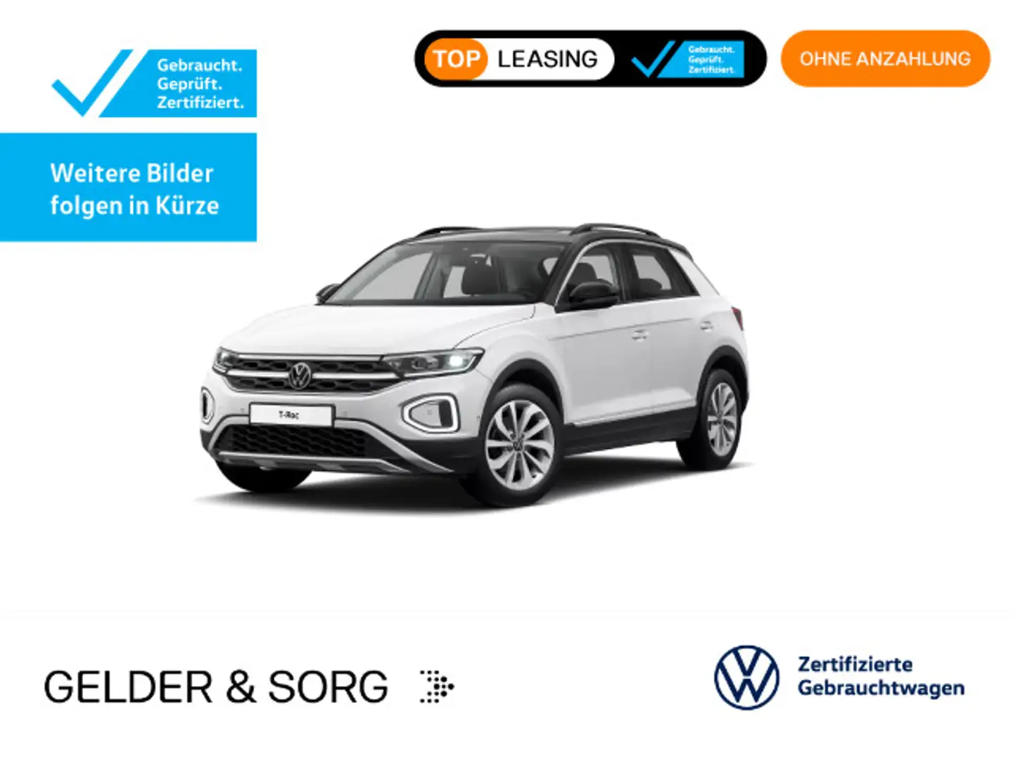 Volkswagen T-Roc Style 1.5 TSI AHK*Stand*Matrix*Digital Weiß - 1