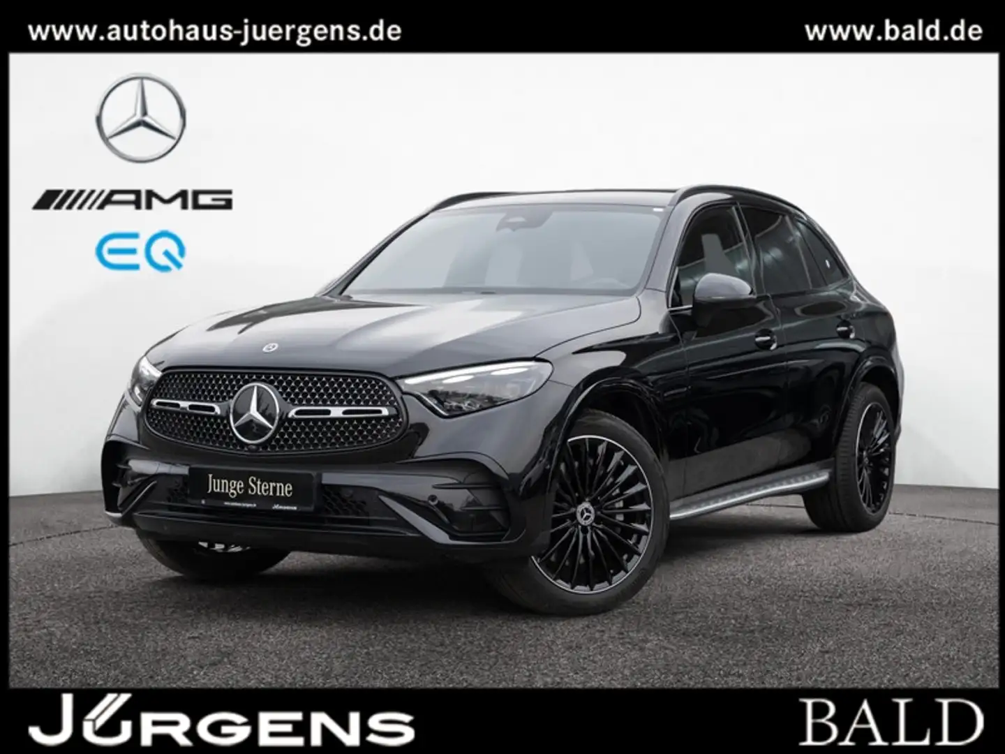 Mercedes-Benz GLC 200 4M AMG-Sport/DIGITAL/Night/Burm/Stdhz/20 Чорний - 2
