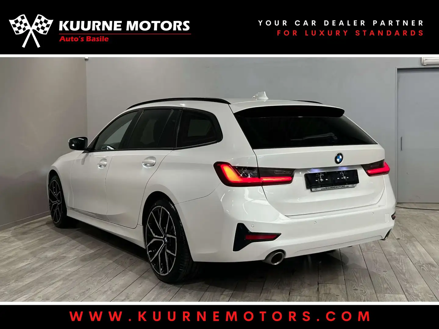 BMW 318 iA Touring Alu19\/Led/Leder/Gps/Pdc *1j garantie* Blanc - 2