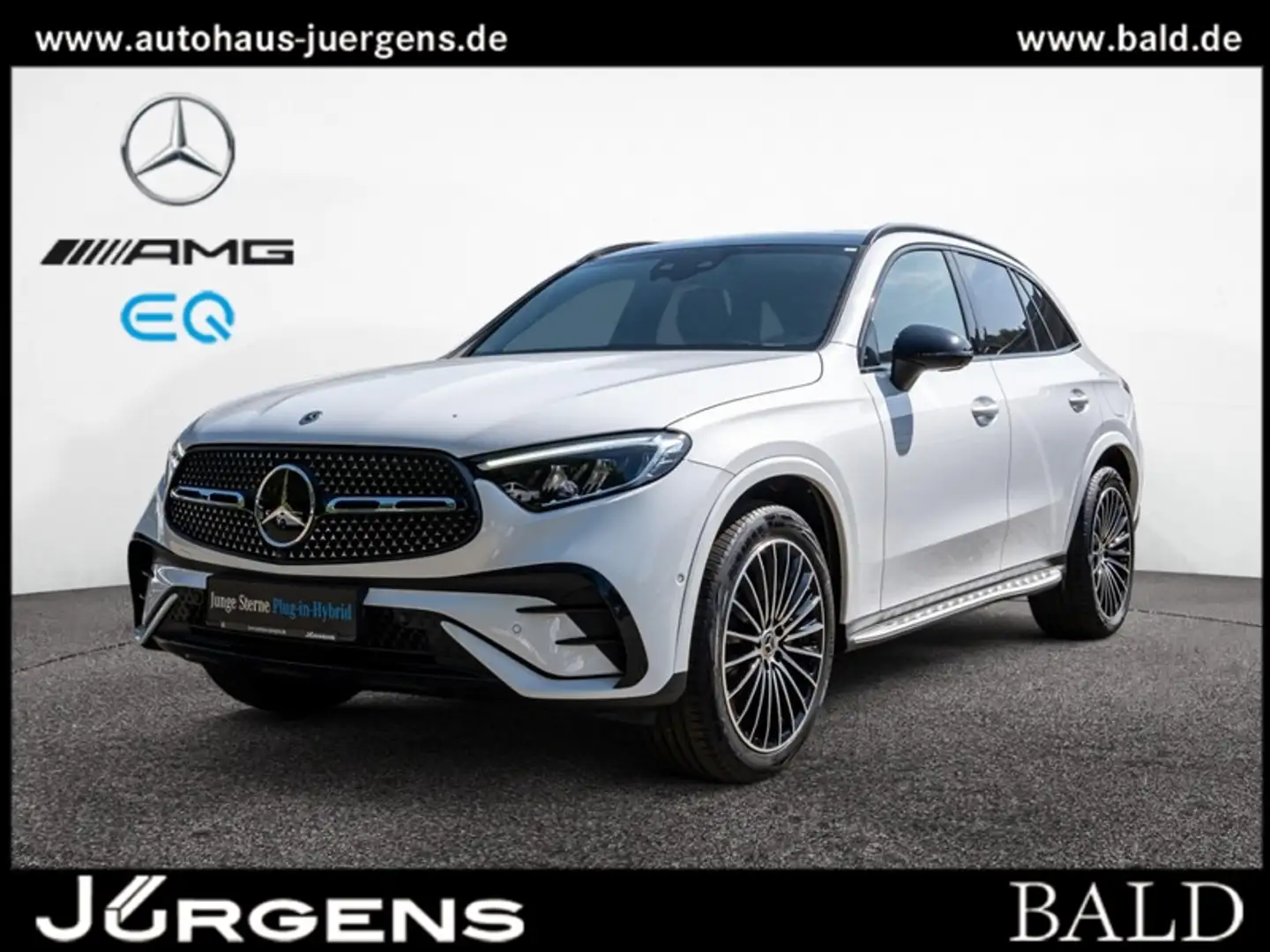 Mercedes-Benz GLC 400 e 4M AMG-Sport/Technik/Pano/AHK/Distr/20 Bianco - 2