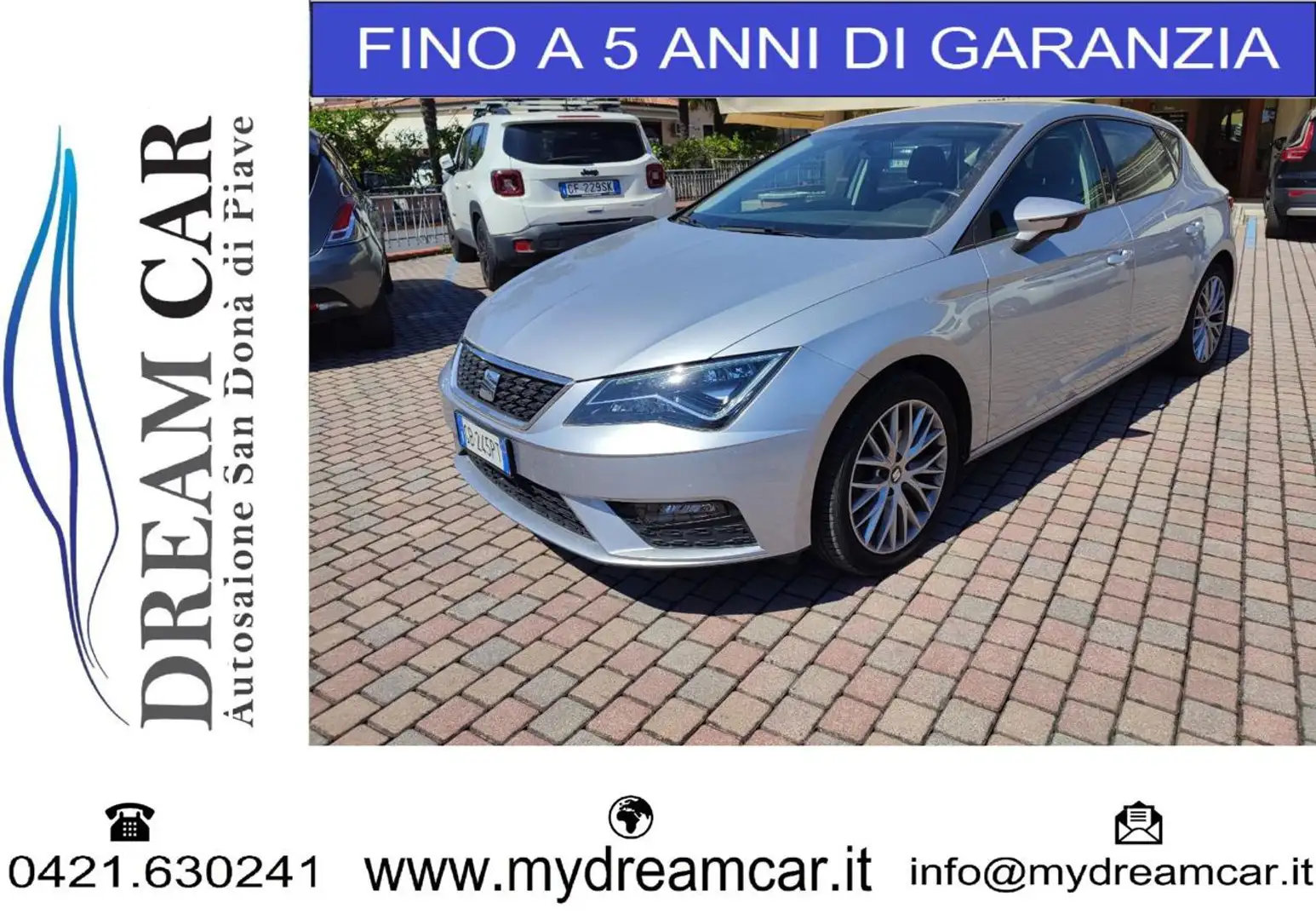 SEAT Leon 1.5 TGI 130CV DSG 5p. Style Grigio - 1